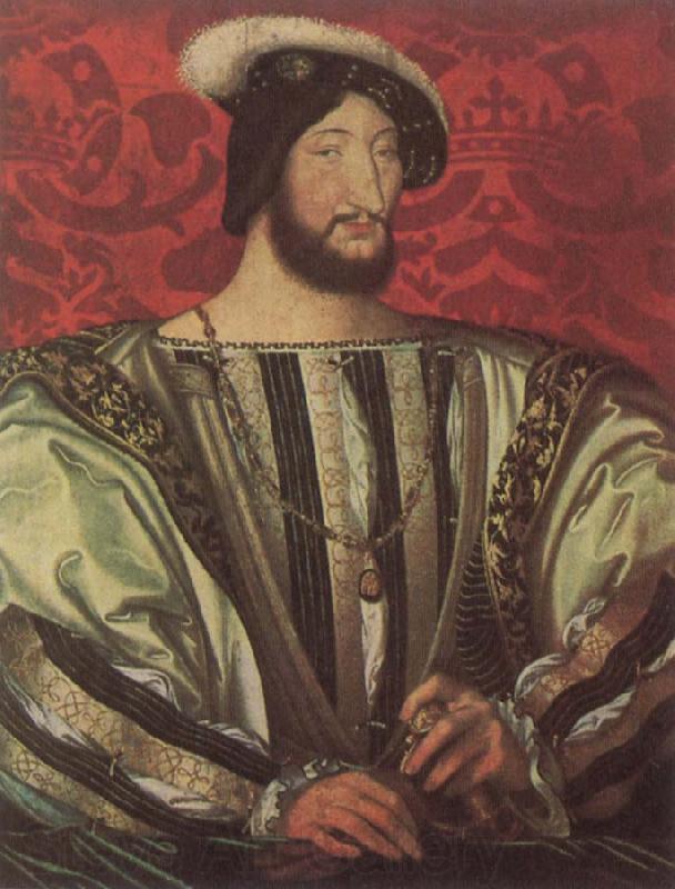 Jean Clouet Francis i,King of France Norge oil painting art